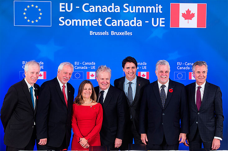 Canada firmó con la Unión Europea el más ambicioso tratado de libre comercio 