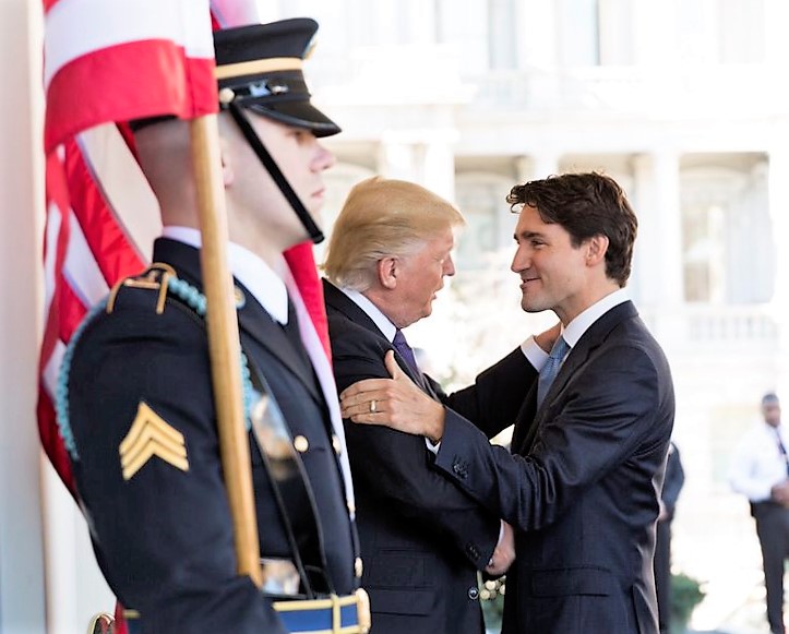 Sin mayores tropiezos se da el “cara a cara” entre Trudeau y Trump 