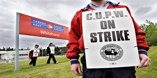 Se extiende por todo Ontario huelga de trabajadores de Correos de Canadá  