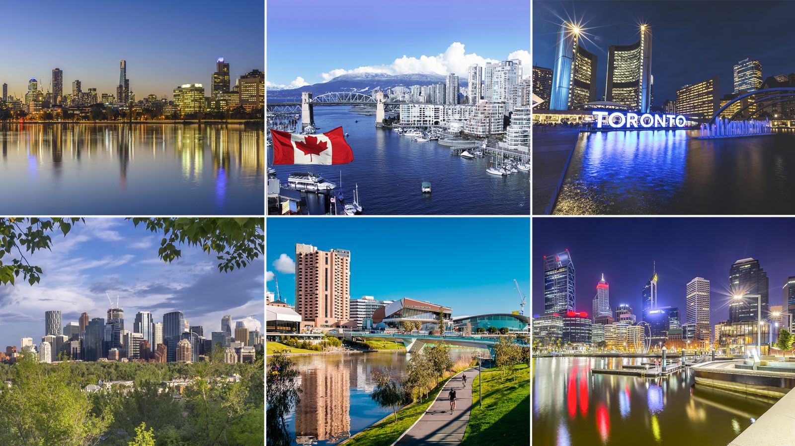 Tres ciudades canadienses entre las 10 mejores del mundo para vivir 
