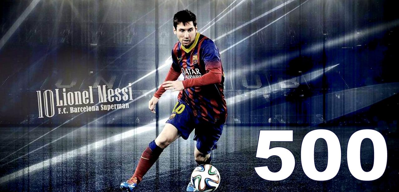 Gran homenaje tiene el Barcelona para Messi por sus 500 goles 