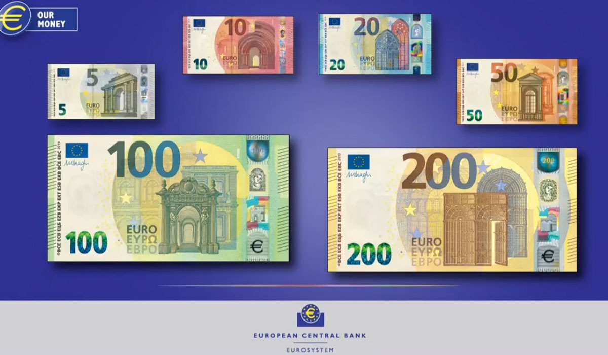 Así son los nuevos billetes de euros que entrarán al mercado en el 2019  
