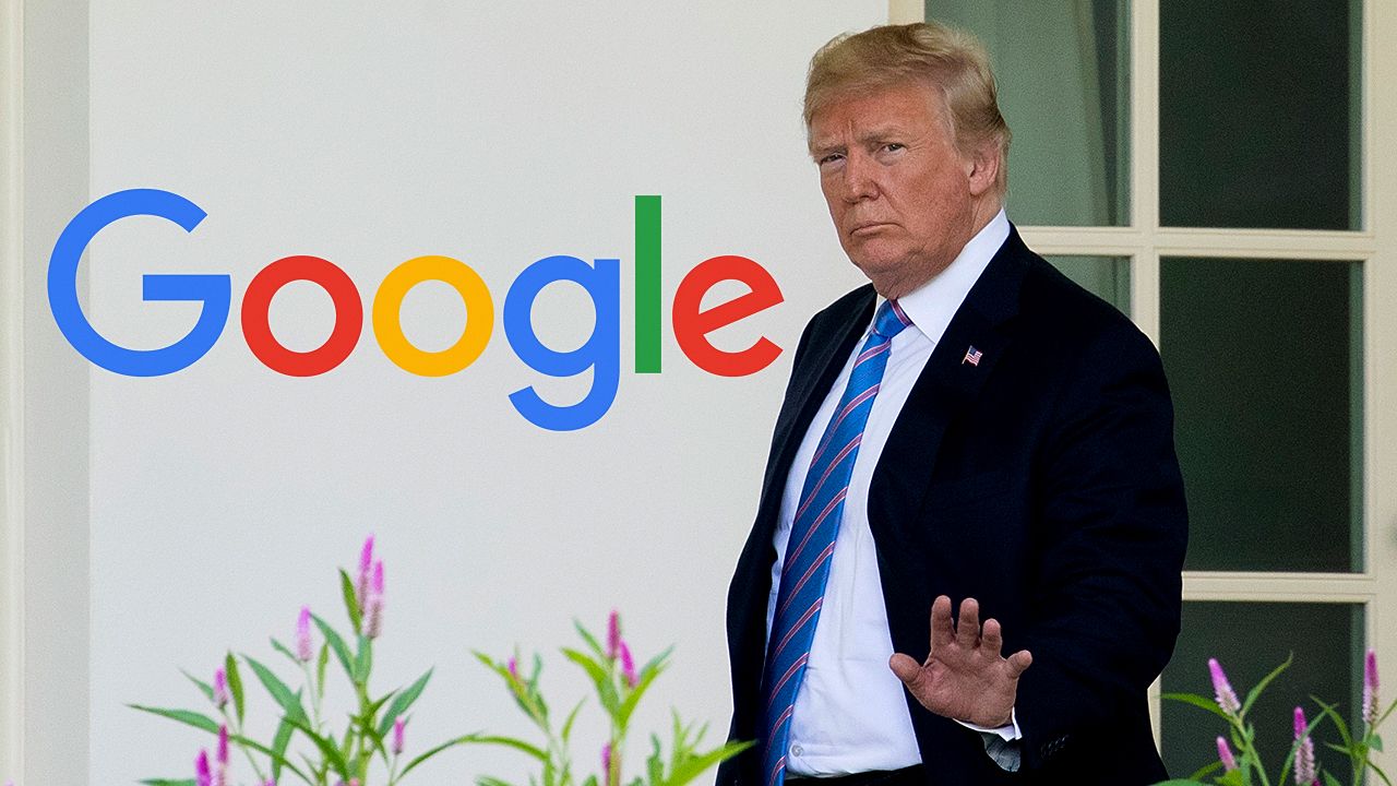 Trump suma “gigantes” a su lista de enemigos, Google y las redes sociales 