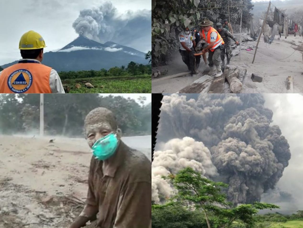 Tragedia sacude a Guatemala tras erupción del volcán de Fuego 