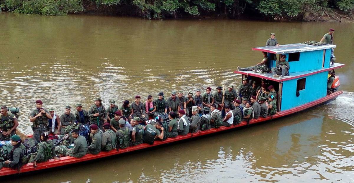 Guerrilleros colombianos empiezan a salir de la selva para abandonar la guerra