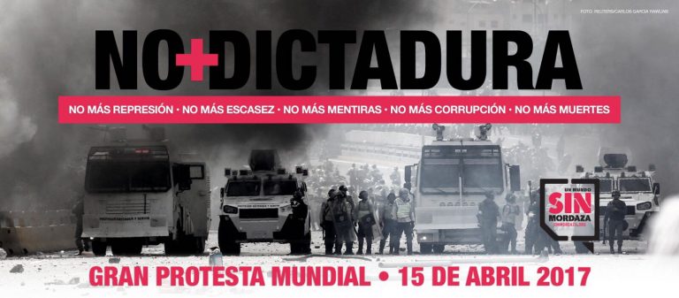 Venezolanos en Canadá se unirán a la protesta mundial del 15 de abril 