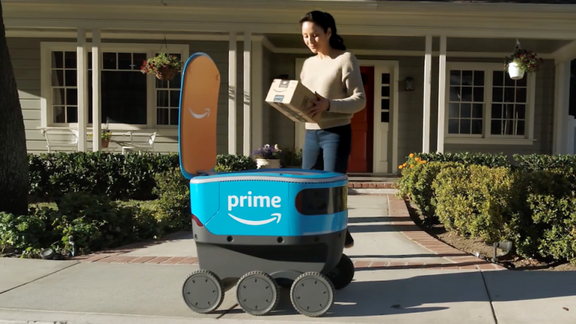 Amazon realiza pruebas con el robot que realizará la entrega de sus productos | La Portada Canadá
