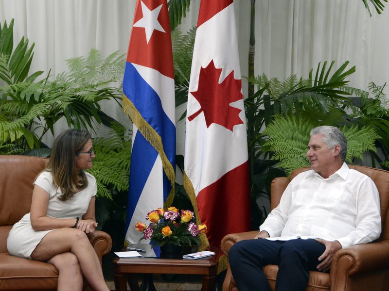 Canada presiona a Cuba para intentar buscar una salida a la crisis de Venezuela