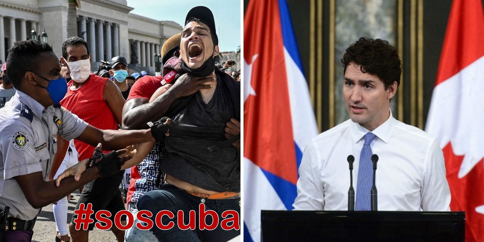 Cubanos-canadienses acusan al gobierno de Trudeau de dar la espalda a lo que pasa en la isla 