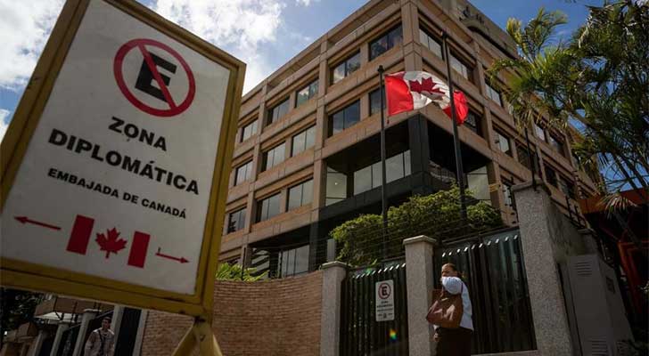 Canadá suspendió operaciones de su embajada en Venezuela 