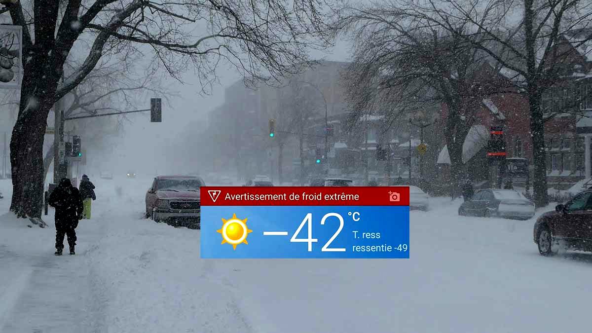 Frente de frio extremo polar azotará esta semana a Ontario y Quebec 