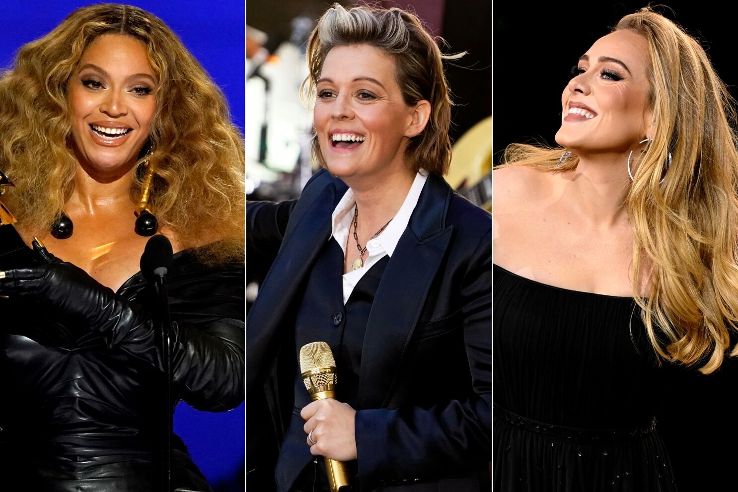 La 65ª entrega de los premios Grammy tendrá lugar el próximo 5 de febrero en Los Ángeles. LOS ANGELES. - Los temas “Easy On Me” de Adele, “Break My Soul” de Beyoncé y “As It Was” de Harry Styles, entre otros, han sido nominados en la categoría a Mejor Grabación del año. Además, Beyoncé (“Renaissance”), Adele (“30″), Bad Bunny (”Un Verano Sin Ti”) y Harry Styles (“Harry´s House”), entre otros, competirán en la categoría a Mejor Álbum del año. Beyoncé lidera con nueve nominaciones, Kendrick Lamar le sigue de cerca con ocho, y Adele y Brandi Carlile con siete. Cuatro contendientes ingresan a la carrera con seis nominaciones cada uno: Future, Harry Styles, Mary J. Blige, DJ Khaled y Randy Merrill. Otros artistas que competirán en las tres categorías principales son Taylor Swift (la versión de 10 minutos”“All Too Well está nominada a canción del año), Doja Cat (candidata por “Woman”), Coldplay, DJ Khaled, Gayle y, haciendo un regreso sorpresa, la reina de los Grammy de los 90, Bonnie Raitt. La música latina no tuvo la presencia que se esperaba en las categorías generales. Bad Bunny fue nominado para lo que muchos consideran el premio mayor, Álbum del año, por su éxito “Un Verano Sin TI”. El músico solo obtuvo dos nominaciones en total. También se pensó que Rosalía podría entrar en una de las categorías principales, pero no fue así, ya que obtuvo solo una nominación. Anitta competirá como Mejor Artista nuevo. Las nueve nominaciones de Beyoncé la colocan en un empate en las nominaciones al Grammy de todos los tiempos con su esposo, Jay-Z. Estos son algunos de los nominados, entre ellos las categorías de música latina: Mejor interpretación pop solista: •	Easy On Me, Adele •	Moscow Mule, Bad Bunny •	Woman, Doja Cat •	Bad Habit, Steve Lacy •	About Damn Time, Lizzo •	As It Was, Harry Styles Mejor Álbum Vocal Pop Tradicional: •	Higher, Michael Bublé •	When Christmas Comes Around…, Kelly Clarkson •	I Dream of Christmas (Extended), Norah Jones •	Evergreen, Pentatonix •	Thank You, Diana Ross Mejor canción del año: •	abcdefu, Gayle •	About Damn Time, Lizzo •	All Too Well , Liz Rose y Taylor Swift •	As It Was, Tyler Johnson, Kid Harpoon y Harry Styles •	Bad Habit, Matthew Castellanos, Brittany Fousheé, Diana Gordon, John Carroll Kirby y Steve Lacy. •	Break My Soul, Beyoncé, S. Carter, Terius “The-Dream” Gesteelde-Diamant y Christopher A. Stewart •	Easy on Me, Adele Adkins y Greg Kurstin •	God Did, Tarik Azzouz, E. Blackmon, Khaled Khaled, F. LeBlanc, Shawn Carter, John Stephens, Dwayne Carter, William Roberts y Nicholas Warwar •	The Heart Part 5, Jake Kosich, Johnny Kosich, Kendrick Lamar y Matt Schaeffer •	Just Like That, Bonnie Raitt Mejor Álbum Pop Latino: •	Aguilera, Christina Aguilera •	Pasieros, Rubén Blades y Boca Livre •	De Adentro Pa Afuera, Camilo •	Viajante, Fonseca •	Dharma +, Sebastián Yatra Mejor Álbum Latino Tropical: •	Pa’lla Voy, Marc Anthony •	Quiero Verte Feliz, La Santa Cecilia •	Lado A Lado B, Víctor Manuelle •	Legendario, Tito Nieves •	Imágenes Latinas, Spanish Harlem Orchestra •	Cumbiana II, Carlos Vives