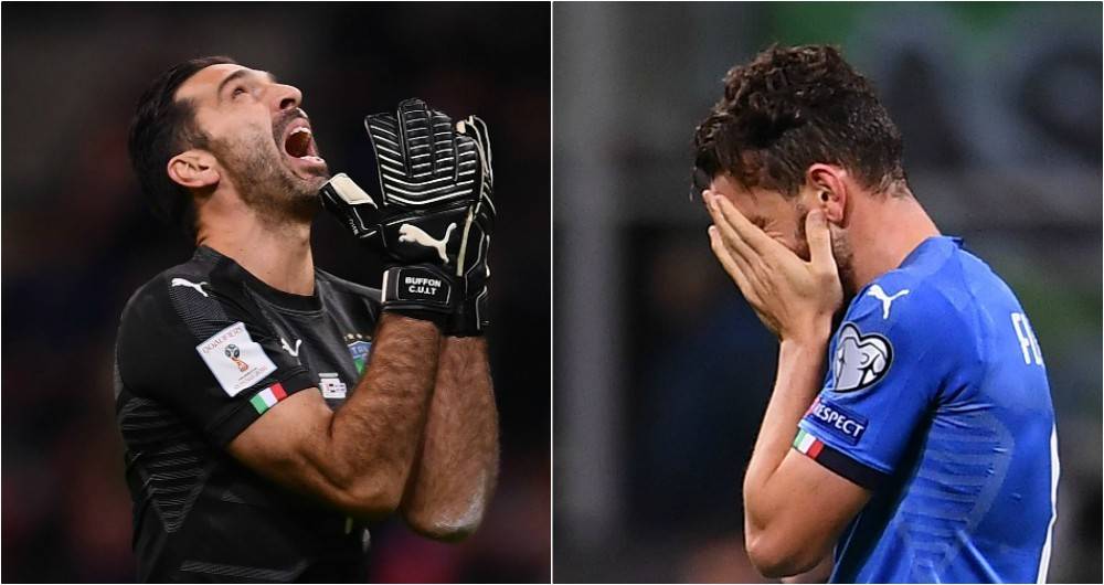 Italianos lloran la salida de su selección del Mundial de Futbol 