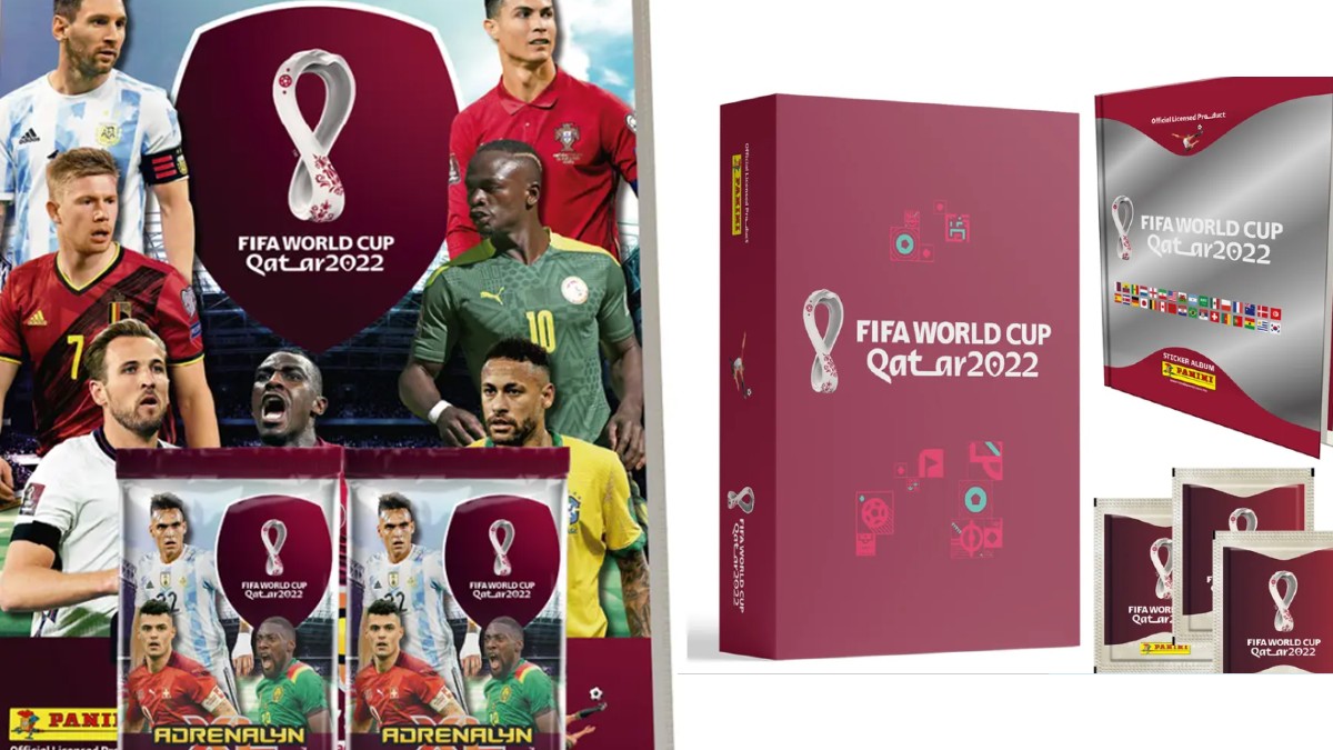 Álbum Panini con los jugadores del Mundial de Qatar 2022, a punto de salir a la venta