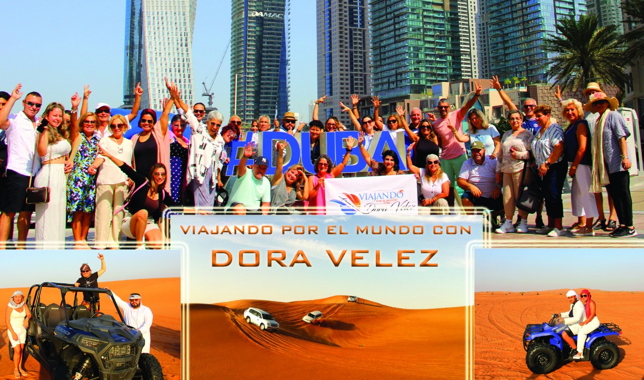 Descubriendo el exótico, lujoso y ardiente nuevo mundo de Dubái, con Dora Velez 