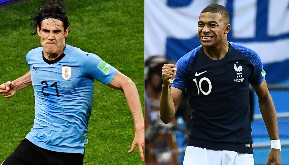 Viernes 6 de julio, Uruguay vs  Francia, duelo de titanes 