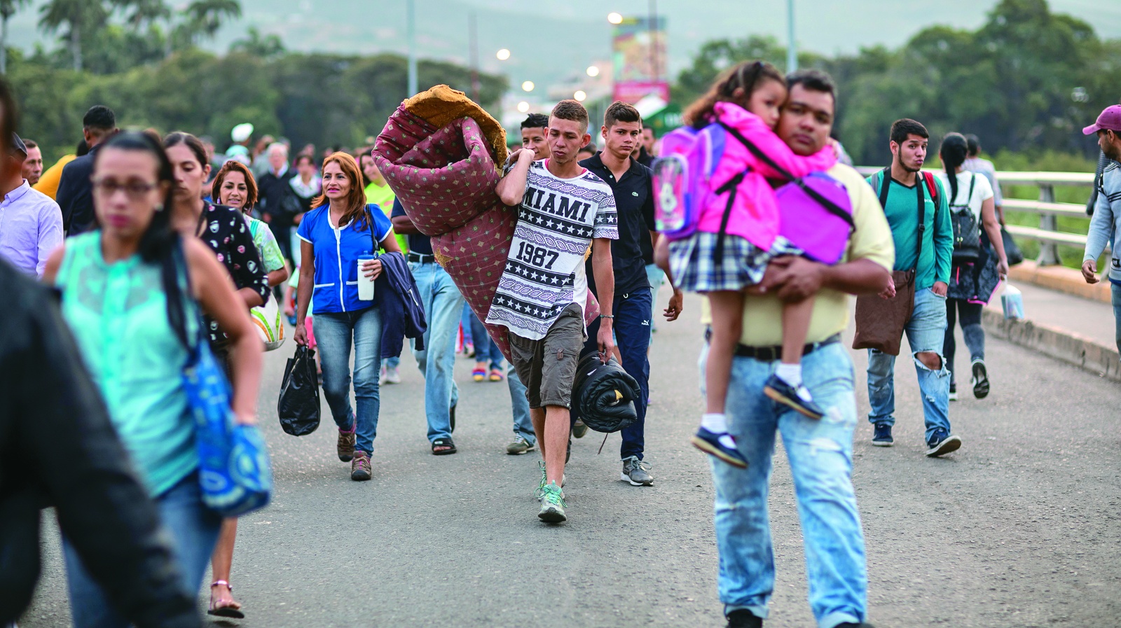 Se reinicia el éxodo de venezolanos, ya están cruzando la frontera con Colombia. 