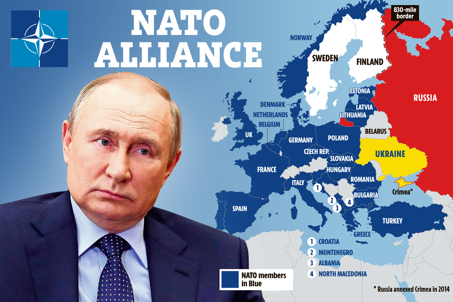 Ante la amenaza de una guerra con Rusia, Finlandia pide ingreso rápido a la OTAN 