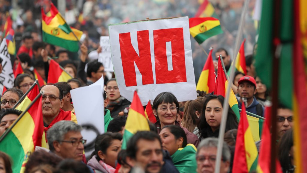 Crece el rechazo a otra reelección de Evo Morales en Bolivia