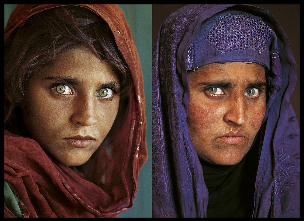 Italia da refugio a "niña afgana" que se hizo famosa en la icónica portada de National Geographic