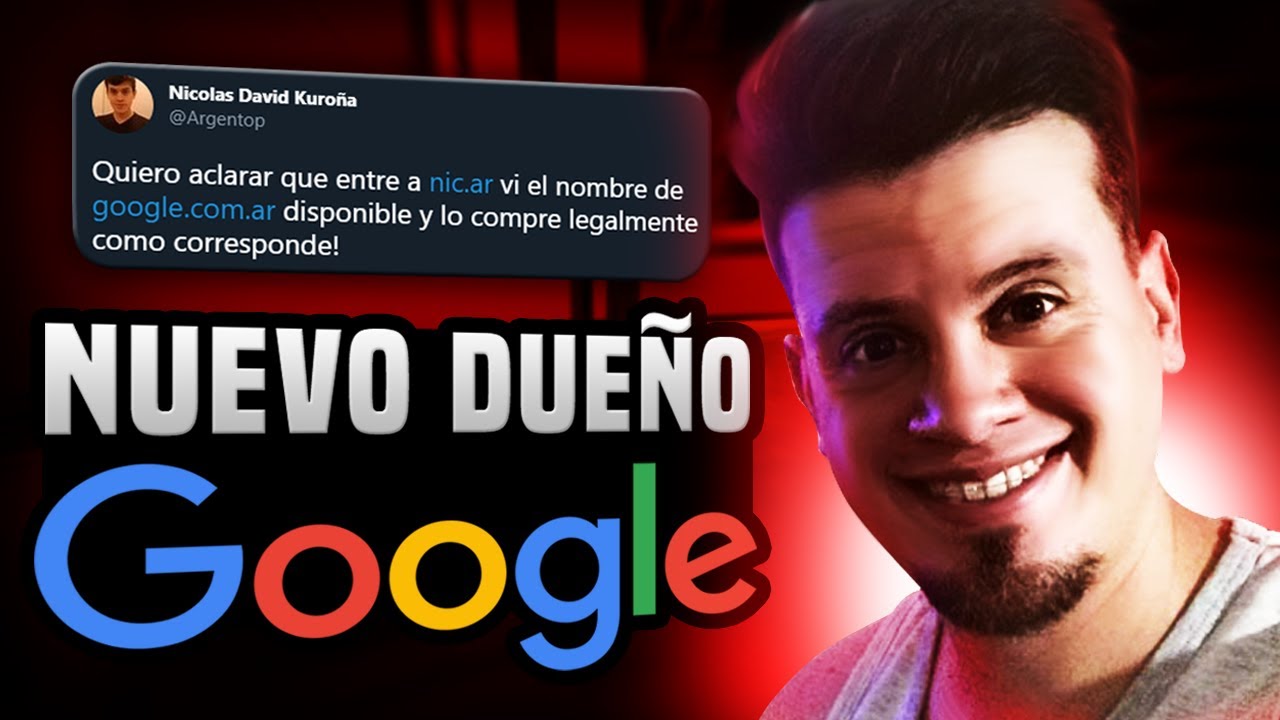 Un argentino compró legalmente el dominio de Google por menos de US$3 y no lo puede creer 