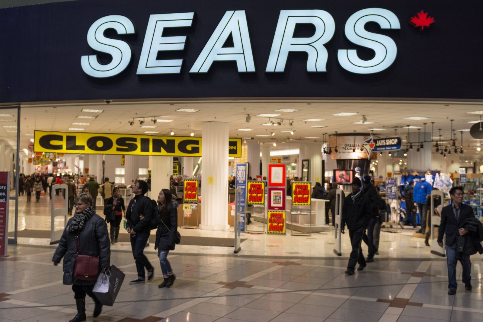 Sears pidió permiso para cerrar todas sus tiendas en Canadá