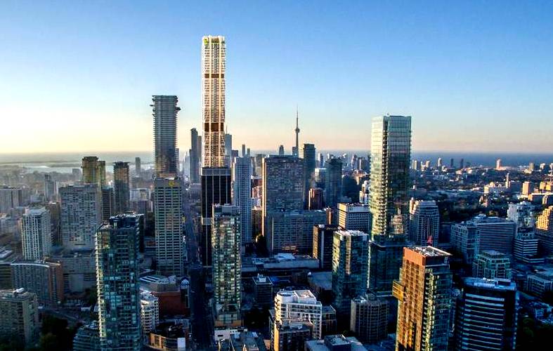 En Toronto se construye el edificio más alto de Canadá 
